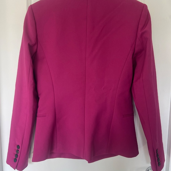 ARGENT Crossover Blazer Size 4 in Performance Cotton Magenta - Picture 3 of 7